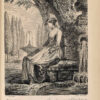 Divers habillements suivant le costume d2019Italie dessin4e apr8es nature par Jean-Baptiste Greuze peintre du roi orn19s de fonds par J.B. Lallemand... – Bild 2