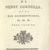 Thâtre de Pierre Corneille, avec des commentaires par Voltaire. - 이미지 2
