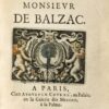 Les Entretiens de feu Monsieur de Balzac. [Suivi de :] II – Aristippe, ou de la cour. - Image 2