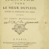 Mémoire pour le sieur Dupleix