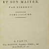 Jacques le Fataliste et son maitre. - 图片 2