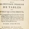 Nouveau traité de la cuisine, Avec de nouveaux desseins de tables et vingt-quatre menus ; Où l’on apprend ce que l’on doit servir suivant chaque Saison, en gras, en maigre, & en Pâtisserie ; & très-utiles à toutes les personnes qui s’en mêlent, tant pour ordonner, que pour exécuter toutes sortes de nouveaux ragoûts, & des plus à la mode. - Image 3