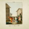 MŒURS ET COUTUMES DES PEUPLES, ou Collections de tableaux représentant les usages remarquables, les mariages, funérailles, supplices et fêtes des diverses nations du monde.