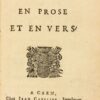 Sammlung von Prosa- und Versstücken.