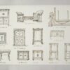 Carnets de croquis de meubles et objets de décoration. – Image 3