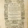 Le Timée de Platon, traittant de la nature du monde, & de l’homme, & de ce qui concerne universellement tant l’ame, que le corps des deux : translaté de Grec en Fraçois, avec l’exposition des lieux plus obscurs & & difficiles. Par Loys le Roy dit Regius. Plutarque de la creation de l’ame, que Platon descrit en son Timee. (Achevé d’imprimer le 23 mars 1581). - Image 3