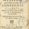 Relation de la mission des Pères de la Compagnie de Jésus. Etablie dans le Royaume de Perse par le R. P. Alexandre de Rhodes. – Image 2
