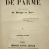 Die Kartause von Parma vom Autor von Rot und Schwarz. Zweite Ausgabe.