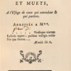 Lettre sur les sourds et muets, A lUsage de ceux qui entendent & qui parlent. - Imagen 2