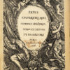 [CHRONOLOGIE COLLEE]. Papes, empereurs, rois et hommes ce9le8bres, dieux et de9esses du paganisme. - 이미지 3