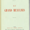 Le Grand Meaulnes.
