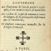 Grammaire générale et raisonnée contenant les fondemens de l’art de parler ; expliquez d’une manière claire & naturelle ; les raisons de ce qui est commun à toutes les langues et plusieurs remarques nouvelles sur la Langue Françoise.