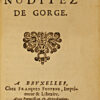 De l19abus des nuditez de gorge.