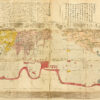 Kaisei Chikyu Bankoku Zenzu 改正地球万国全図 (= Carte géographique complète et améliorée de tous les pays du monde).