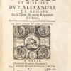 Divers voyages et missions en la Chine, & autres Royaumes de lOrient, Avec son retour en Europe par la Perse & lArménie. - Imagen 4