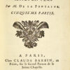 Fables choisies, mises en vers par M. de la Fontaine et par luy reveües, corrigées & augmentées. - Image 12