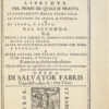 Della vera pratica & scienza darmi libri due... opera di Salvator Fabris Capo dellordine di i sette chori. - 이미지 5