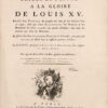 Denkmäler errichtet in Frankreich zu Ehren von Ludwig XV., Vorausgehend von einem Überblick über den Fortschritt der Künste & Wissenschaften unter seiner Herrschaft, sowie einer Beschreibung der Ehrungen & Denkmäler des Ruhmes, die den großen Männern zuteil wurden, sowohl bei den Alten als auch bei den Modernen; Und gefolgt von einer Auswahl der wichtigsten Projekte, die vorgeschlagen wurden, um die Statue des Königs in den verschiedenen Vierteln von Paris zu platzieren. – Bild 5