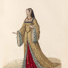 Galerie française de femmes célèbres par leurs talens, leur rang ou leur beauté. Portrait en pied, dessinés par M. Lanté, la plupart d’après des originaux inédits ; gravés par M. Gatine, et coloriés ; avec des notices biographiques et des remarques sur les habillemens. - 이미지 4