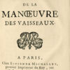 De la Théorie de la Manœuvre des vaisseaux. – Image 3