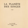 La Planète des Singes. Roman. – Image 3