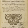 Exactement supputé sur l’élévation et le méridien de Paris. Où sont marquez les Eclypses, le lever & le coucher du Soleil, le mouvement de la Lune, les changements de l’air, &c. avec les jours des Foires, le Journal du Palais, le départ des Courriers, la demeure des Messagers, & le Tarif des Monnoies. – Image 3
