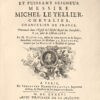 Oraison funebre de tres-haut et puissant Seigneur Messire Michel Le Tellier, chevalier, chancelier de France. Prononce9e dans l11903Hostel Royal des Invalides – Bild 3