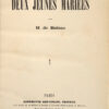 Me9moires de deux jeunes marie9es. - 이미지 2
