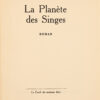 La Planète des Singes. Roman. – Image 4