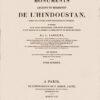 Monuments anciens et modernes de lHindoustan, d�e9crits sous le double rapport arch�e9ologique et pittoresque, et pr�e9c�e9d�e9s dune notice g�e9ographique, dune notice historique et dun discours sur la religion, la l�e9gislation et les m�93urs des Hindous... Ouvrage orn�e9 de cent quarante-quatre planches et de trois cartes g�e9ographiques dress�e9s par M. Barbi�e9 Dubocage. - Imagen 7