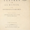 Lettres sur la danse, sur les ballets et les arts (Observations sur la construction d'une salle d'ope9ra, et programme de ballets). - Imagen 4