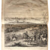 Recueil de 34 estampes, la plupart doubles ou plusieurs fois repliées. [Vues de Versailles, Fontainebleau, Paris, Besançon, Douai, Arras, Saint-Omer, Valenciennes...]. – Image 7