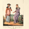 Collection des costumes des provinces septentrionales du Royaume des Pays-Bas, Dessinés d’après nature par H. Greeven Lithographiés par Vallon de Villeneuve. - 图片 5