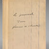 Le Journal dune femme de chambre.