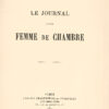 Le Journal dune femme de chambre. - Imagen 2