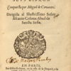 Galatea Dividida en seys Libros compuesta por Miguel de Cervantes, Dirigida all Illustrissimo Senor Ascanio Colona Abad de Sancta Sofia.