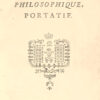 Dictionnaire philosophique, portatif. - Image 2