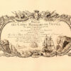 Recueil des C4tes Maritimes de France Sur quatre Lieues de large environ En 50 Feuilles, Tiré des meilleures Cartes Gravées et Manuscrites, publié en 1757 et dédié A son Altesse Sérénissime M. le Comte de Clermont. Revu en 1766 et Augmenté des Divisions et Noms des Provinces, Par Mr Brion Ingénieur - Géographe du Roy. - 图片 3