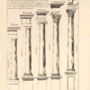 Cours d'architecture enseigné dans l'Académie Royale d'Architecture. Première-Cinquième partie, où sont expliquez les termes, l'origine et les Principes d'Architecture, & les pratiques des cinq Ordres suivant la doctrine de Vitruve & de ses principaux Sectateurs, & suivant celle des trois plus habiles Architectes qui ayant écrit entre les Modernes, qui sont Vignole, Palladio & Scamozzi. Dédié au Roy par M. François Blondel. Seconde édition augmentée & corrigée. - Image 3