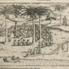 Le Second Livre, Journal ou Comptoir, Contenant le vray discours et narration historique, du voiage faict par les huict Navires dAmsterdam, au mois de Mars lAn 1598, sous la conduite de lAdmiral Jaques Corneille Necq... [-Appendice, Vocabulaire des mots Javans et Malayts]. Amsterdam, Corneille Nicolas – Bild 2