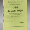 Le Bal du Comte dOrgel.