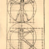 L’art & science de la vraye proportion des Lettres Attiques, ou Antiques, autrement dictes, Romaines, selon le corps & visaige humain…la manière d’ordonner la langue Françoise, par certaine règle de parler élégamment en bon & plus sain langage Fraçois que par cy devant, avec figures à ce convenantes… - Image 4