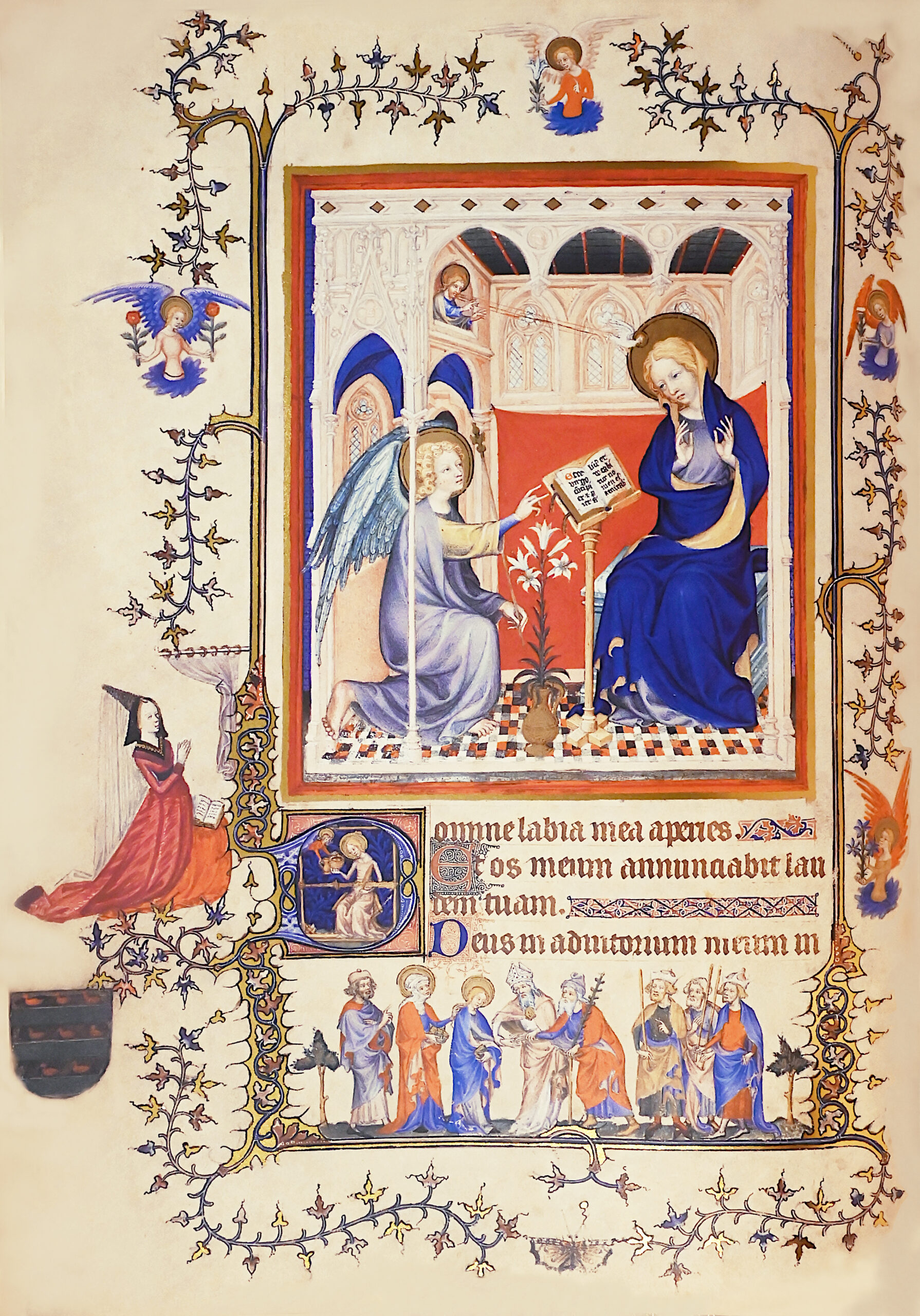 Las Très Belles Heures de Notre-Dame de Jean, duque de Berry. Nouv. acq. lat. 3093 Biblioteca Nacional, París. - Imagen 3