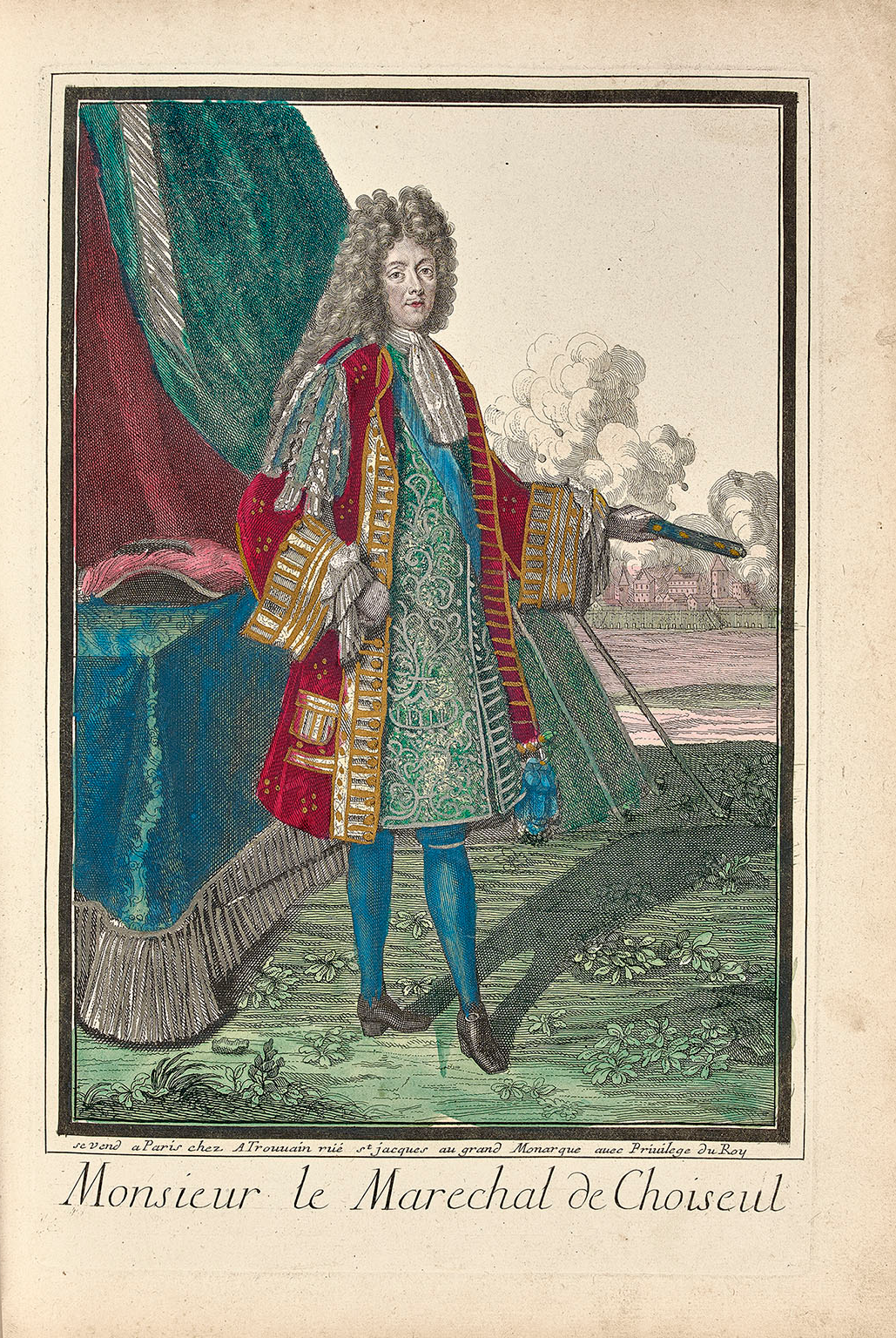 Recueil de portraits et de costumes de l’époque de Louis XIV. – Image 2