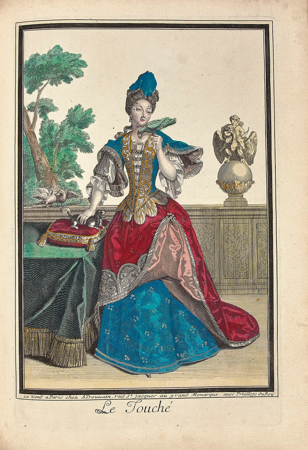 Recueil de portraits et de costumes de l’époque de Louis XIV.