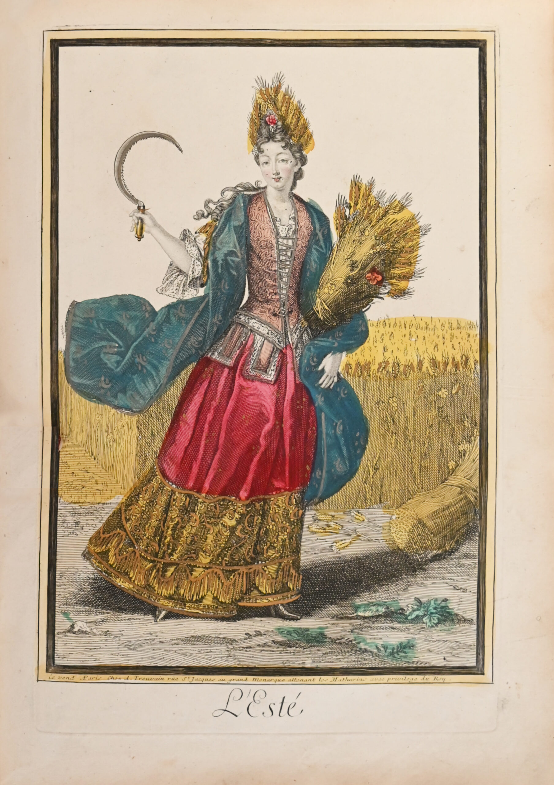 Recueil de portraits et de costumes de l’époque de Louis XIV. – Image 4